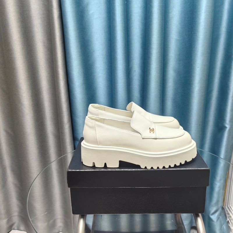 Ch*el leather shoes